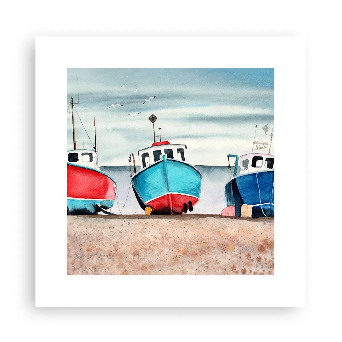 Poster - Pronte alla pesca - 30x30 cm