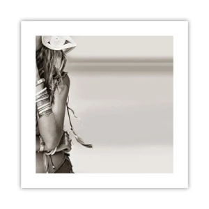 Poster - Come una ragazza - 40x40 cm