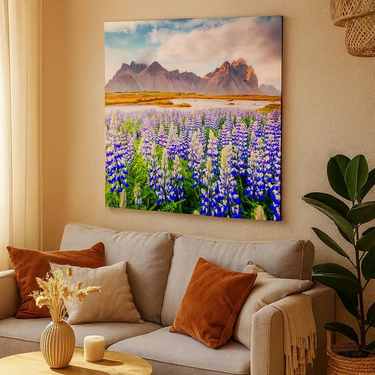 Quadro su tela - Stampe su Tela - Forza e asprezza accanto alla mitezza - 30x30 cm