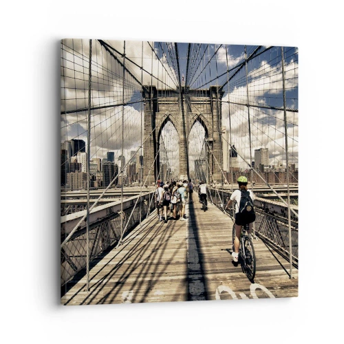 Quadro su tela - Stampe su Tela - Dritto al cuore della città - 30x30 cm