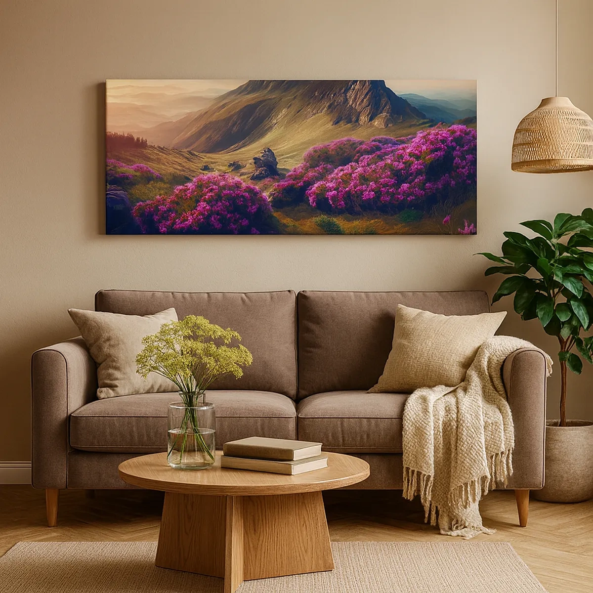 Quadro su tela - Stampe su Tela - L'estate sui monti - 30x30 cm