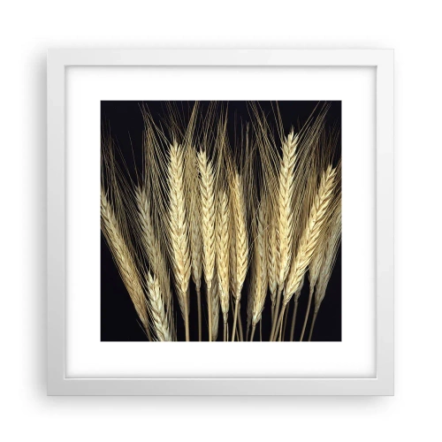 Poster in cornice bianca - Magia rustica - 30x30 cm