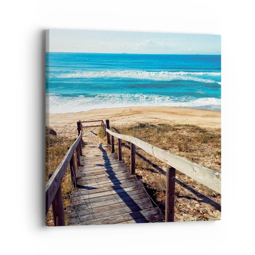 Quadro su tela - Stampe su Tela - Corri! - 40x40 cm