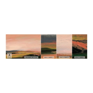 Campione di Fotomurale Adesivo Deluxe Sticker - In tonalità di rosa - Paesaggio, Pezzo, Visualizzazione - 100x30 cm