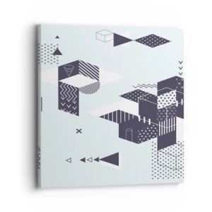 Quadro su tela - Stampe su Tela - La matematica nell'anima - 40x40 cm