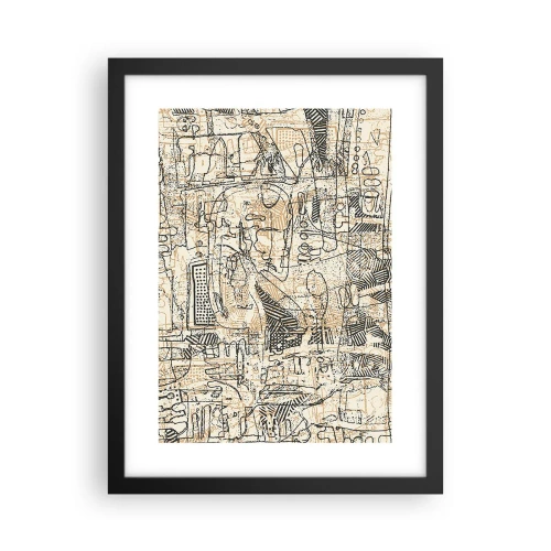 Poster in cornice nera - In attesa di essere decifrato - 30x40 cm