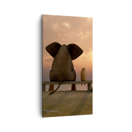 Quadro su tela - Stampe su Tela - A volte bisogna tacere - 55x100 cm