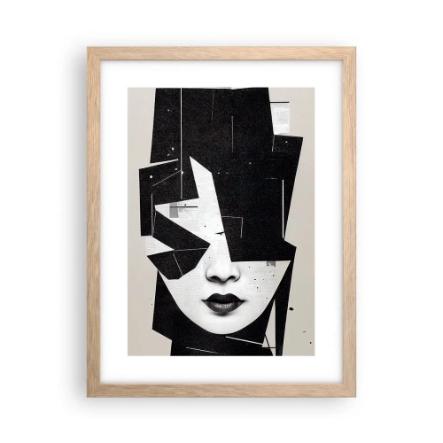 Poster in cornice rovere chiaro - Profondamente celata - 30x40 cm