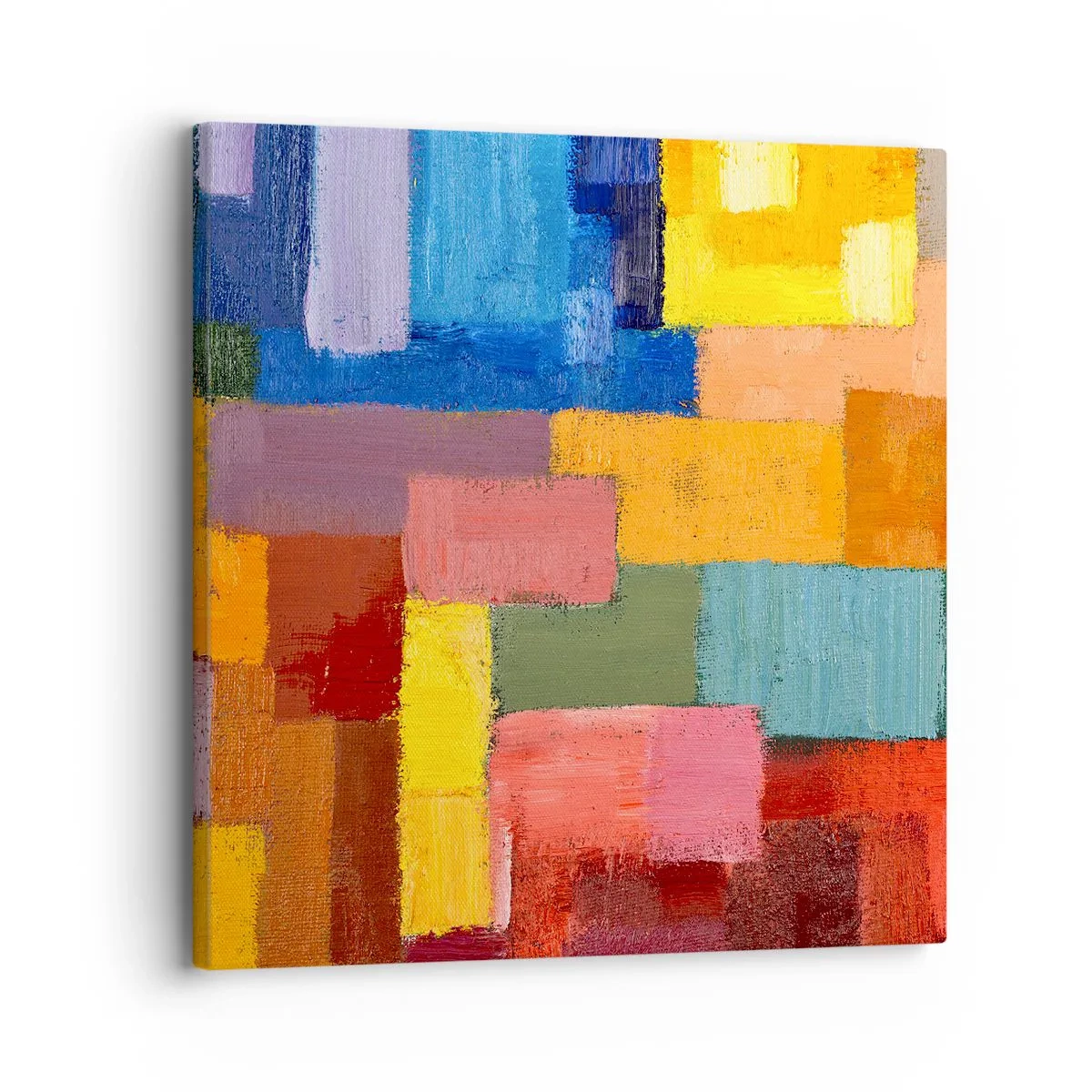 Quadro su tela - Stampe su Tela - Ognuno diverso, tutti colorati - 30x30 cm