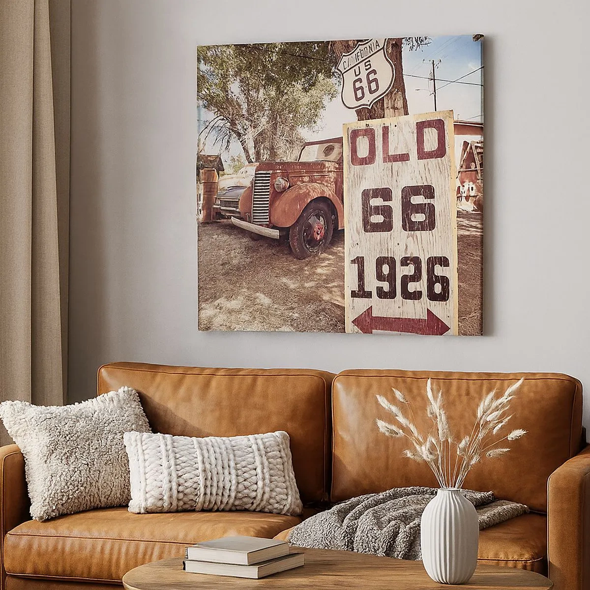 Quadro su tela - Stampe su Tela - La leggenda della provincia americana - 30x30 cm