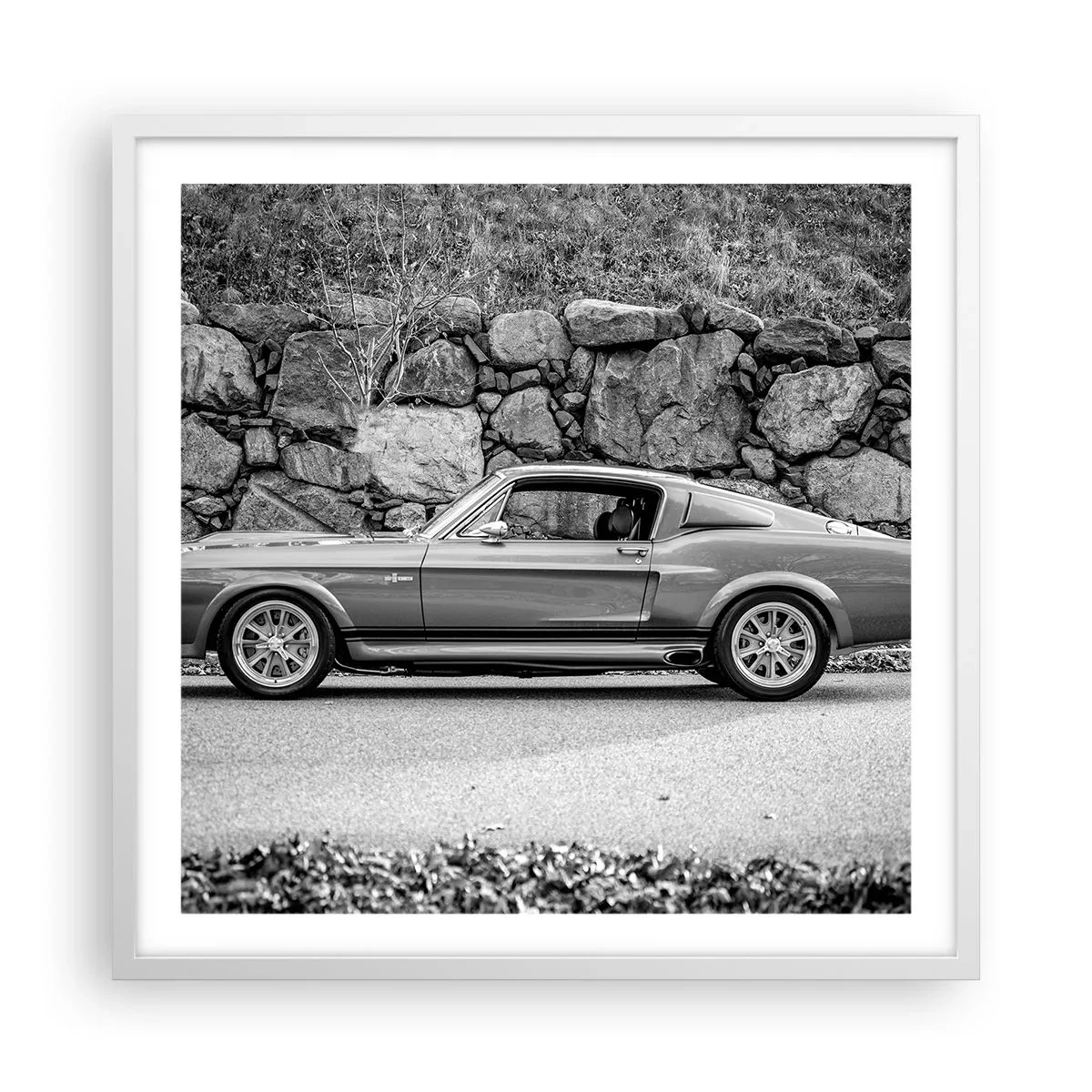 Poster in cornice bianca - La leggenda degli anni '60 - 60x60 cm