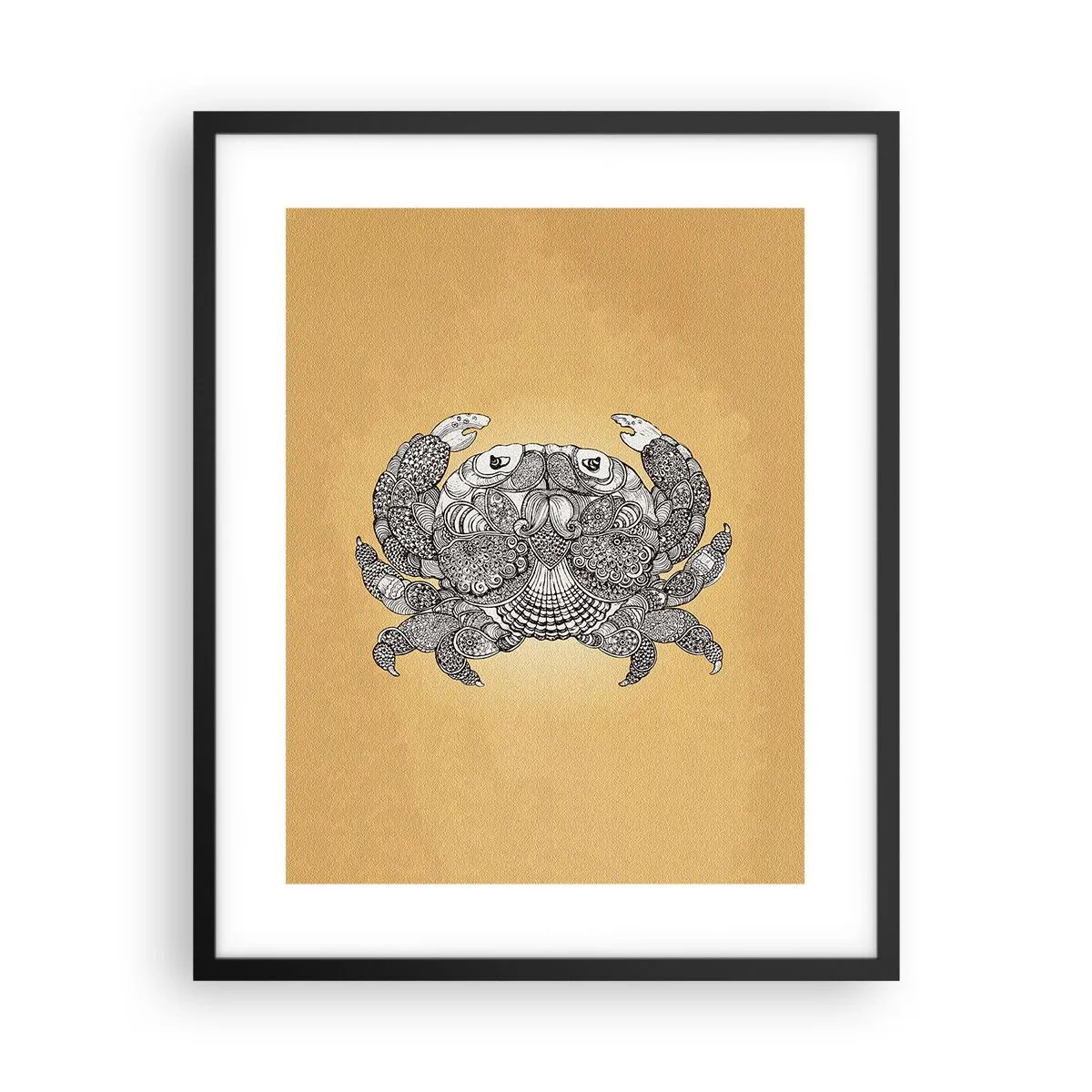 Poster in cornice nera - I racconti del granchio - 40x50 cm