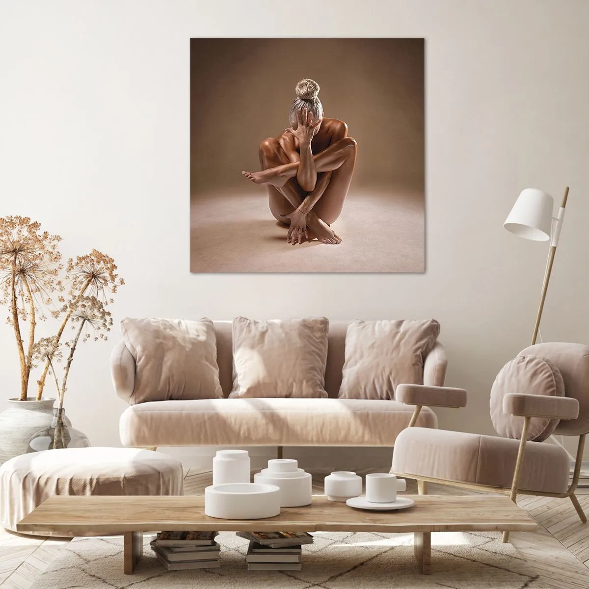 Quadro su tela - Stampe su Tela - Unità di corpo e anima - 60x60 cm