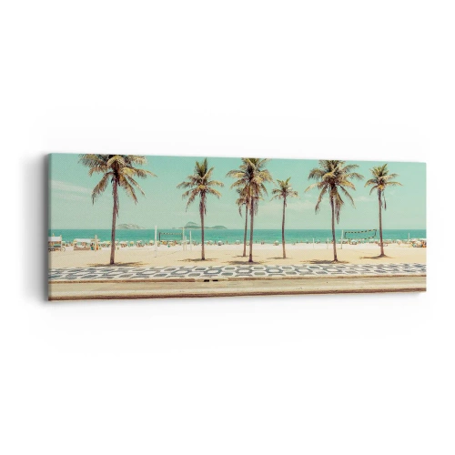 Quadro su tela - Stampe su Tela - A guardia della spiaggia - 90x30 cm