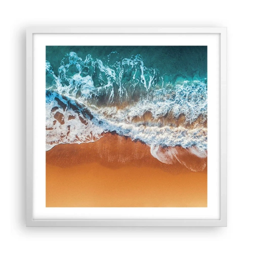 Poster in cornice bianca - Sempre in coppia - 50x50 cm