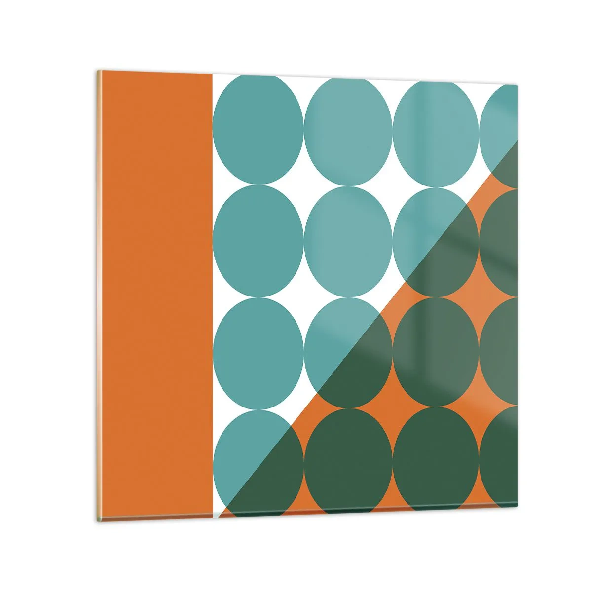 Quadro su vetro - In alto obliquo - 50x50 cm