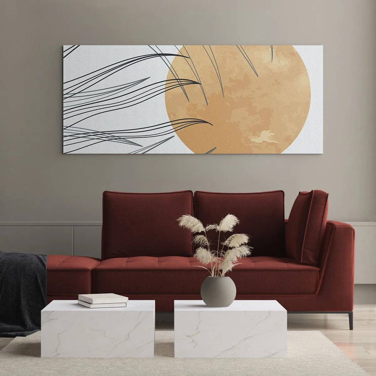 Quadro su vetro - Sempre verso il sole - 100x40 cm