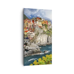 Quadro su tela - Stampe su Tela - Aggrappate alla roccia - 55x100 cm