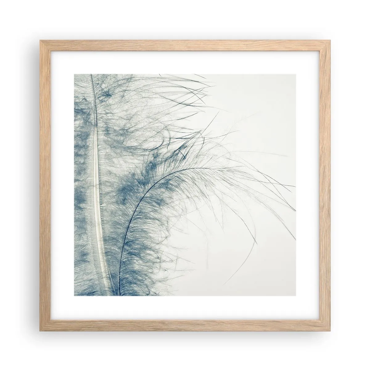 Poster in cornice rovere chiaro - Il sussurro della natura - 40x40 cm