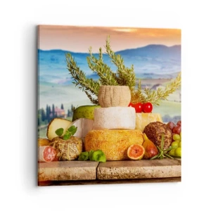 Quadro su tela - Stampe su Tela - La gioia italiana della vita - 70x70 cm