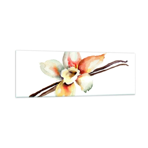 Quadro su vetro - Dolcezza versata con la vernice - 90x30 cm