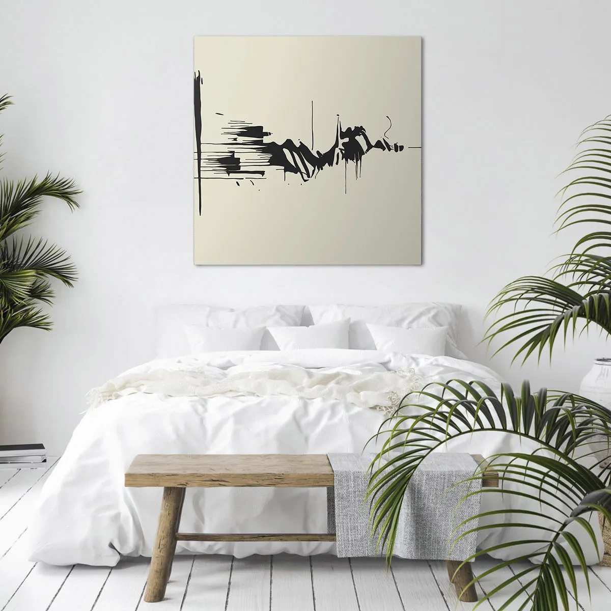 Quadro su tela - Stampe su Tela - Astrazione frettolosa - 30x30 cm