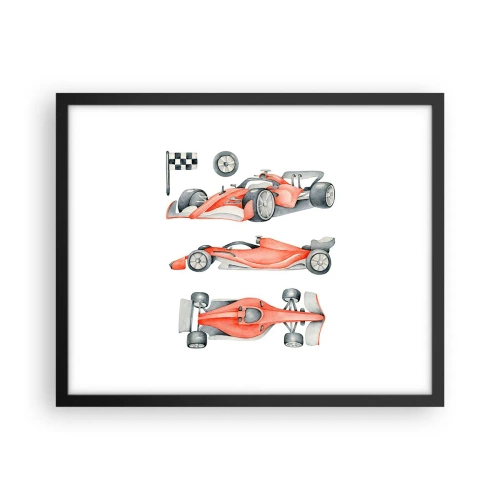 Poster in cornice nera - Inseguendo i sogni - 50x40 cm