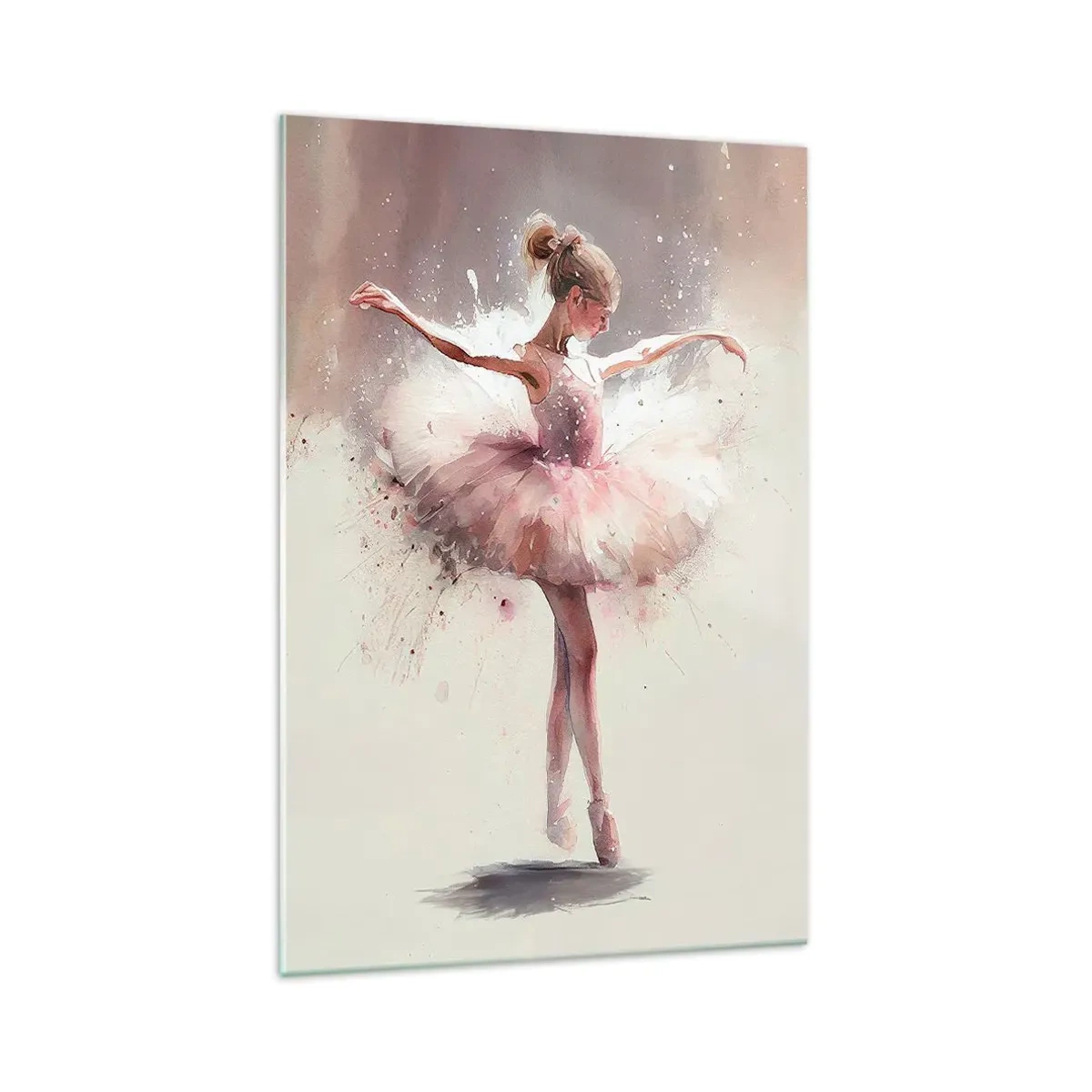 Quadro su vetro - Come un giovane uccello - 70x100 cm