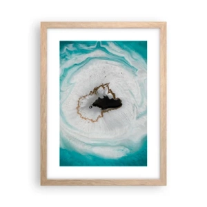 Poster in cornice rovere chiaro - Penetrare all'interno - 30x40 cm