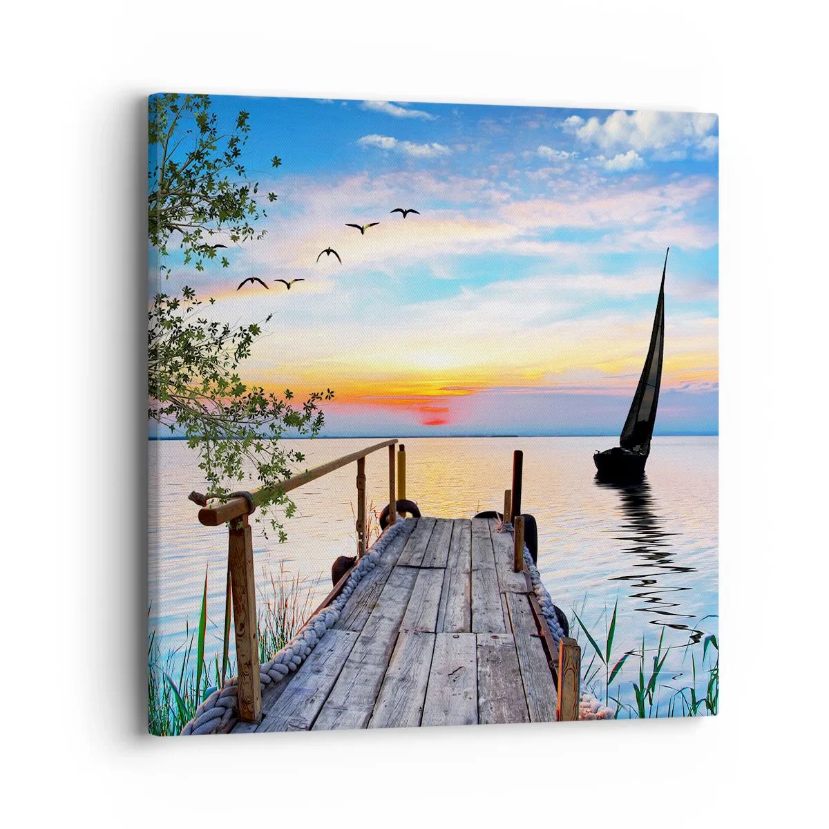 Quadro su tela - Stampe su Tela - Buona sera - 40x40 cm