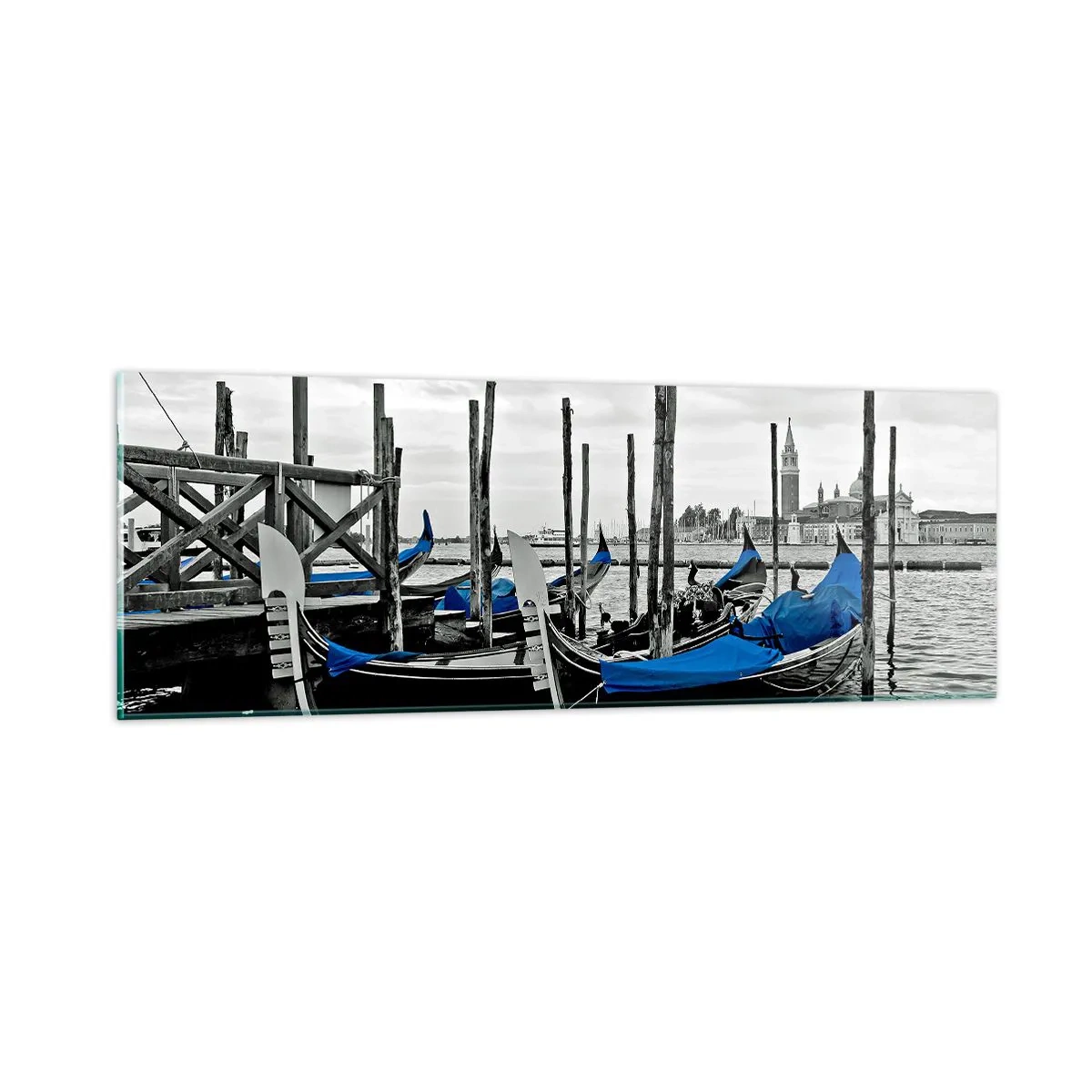 Quadro su vetro - Venezia pensierosa - 90x30 cm