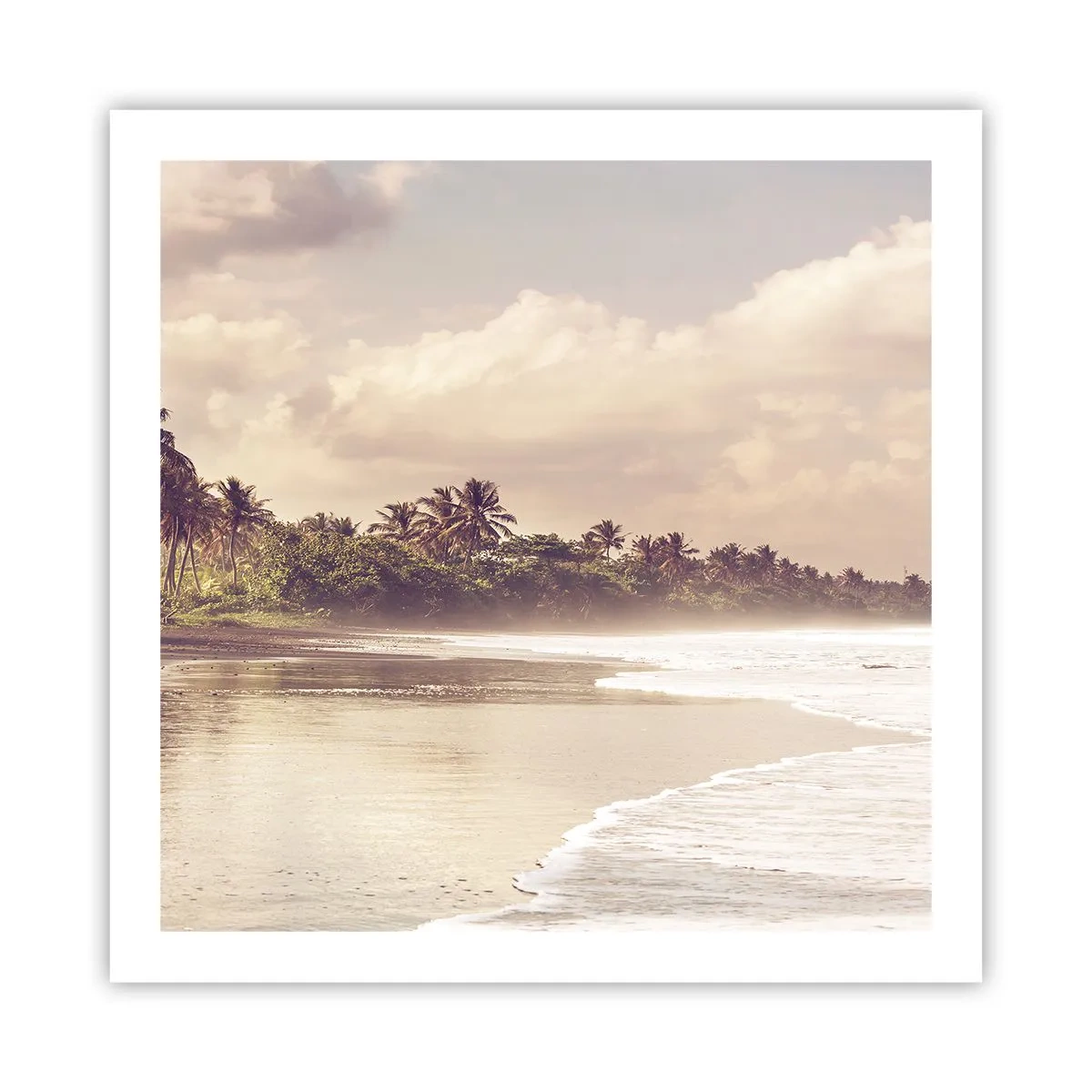 Poster - La carezza delle onde - 60x60 cm