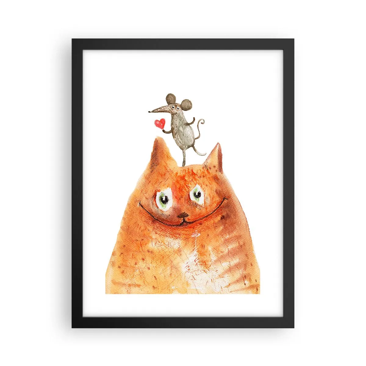 Poster in cornice nera - I paradossi dell'amore - 30x40 cm