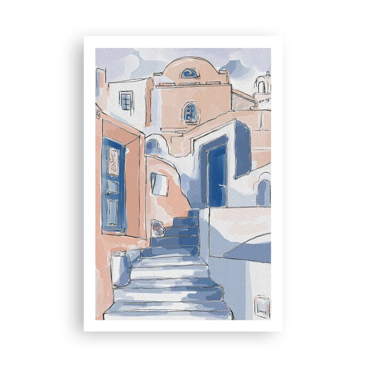 Poster - Città esotica - 61x91 cm