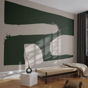 Fotomurale su misura Standard Eco - Golfi di bianco - Boho, Minimalismo, Forma