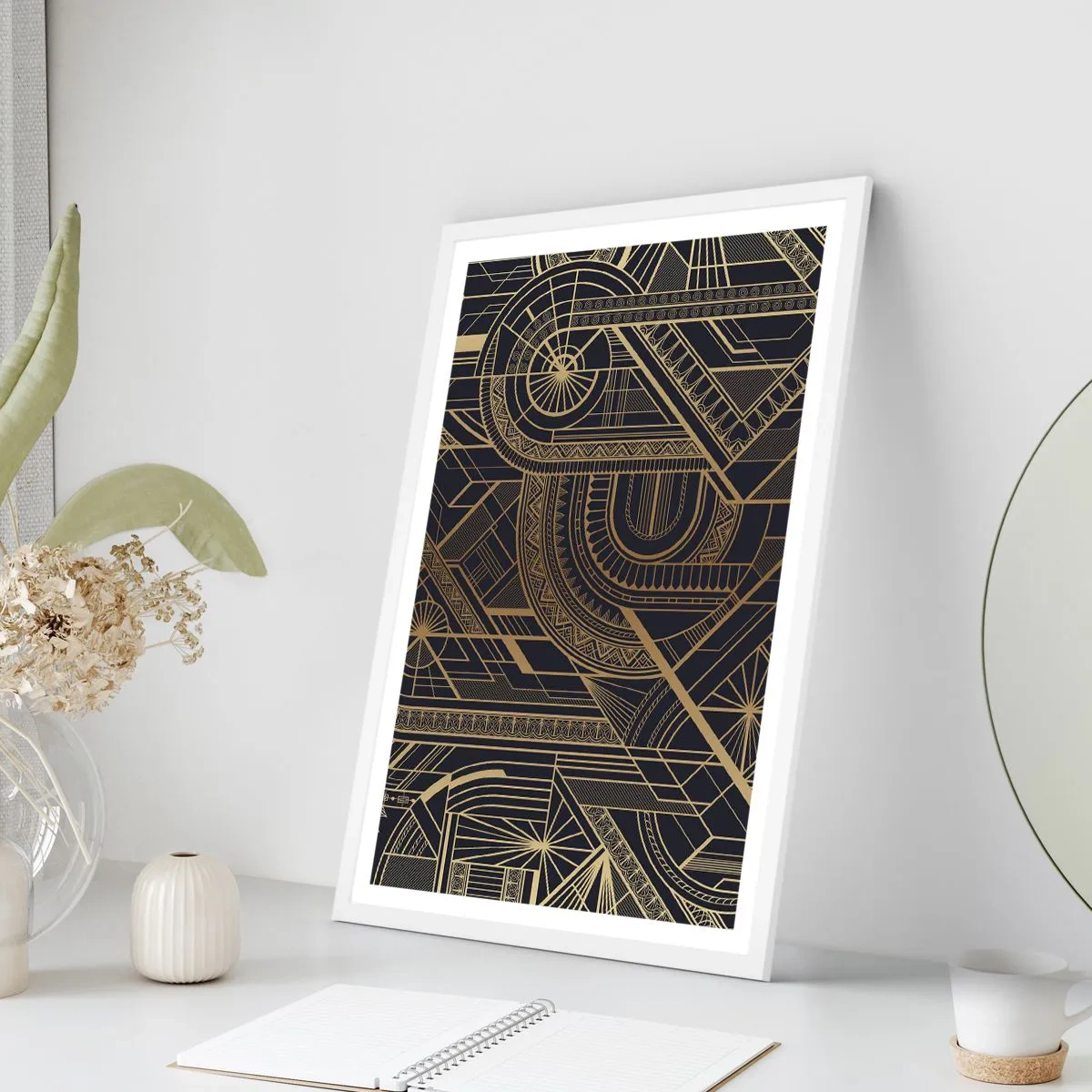 Poster in cornice bianca - Concetti, idee, progetti - 50x70 cm