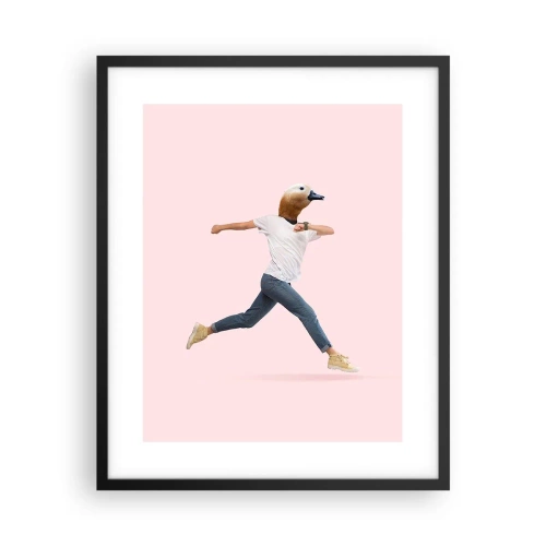 Poster in cornice nera - Un pizzico di assurdo - 40x50 cm
