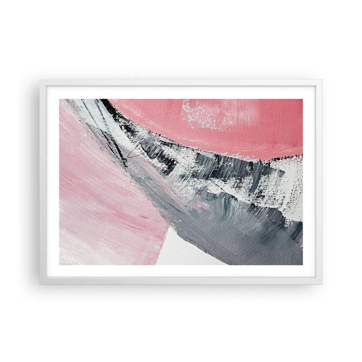 Poster in cornice bianca - Composizione abbinata - 70x50 cm