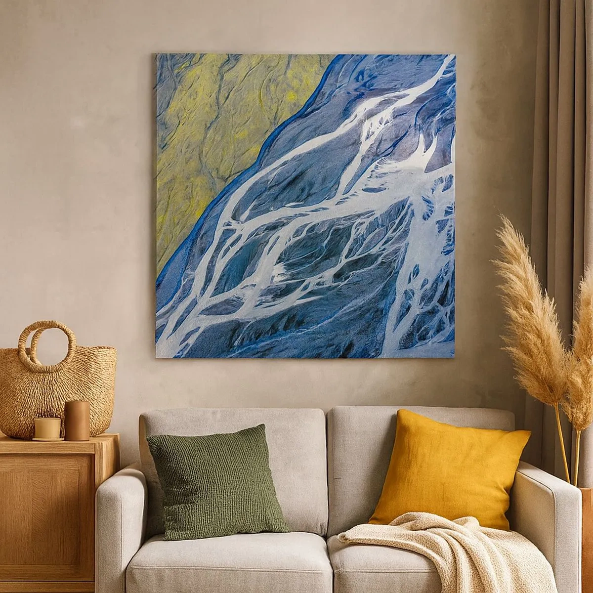 Quadro su tela - Stampe su Tela - Le pitture rupestri della natura - 30x30 cm