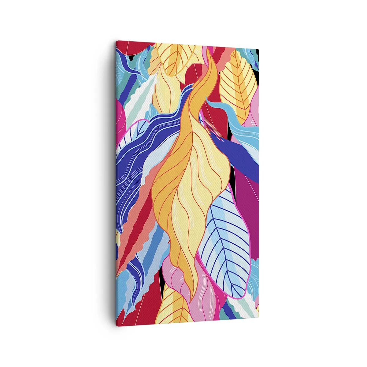 Quadro su tela - Stampe su Tela - Disordine colorato - 45x80 cm