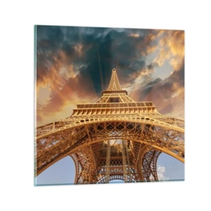 Quadro su vetro - Come gli uomini hanno raggiunto il cielo - 60x60 cm