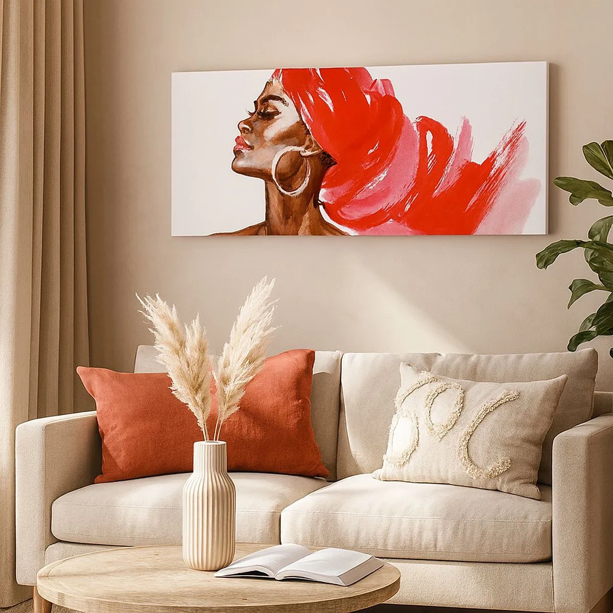 Quadro su tela - Stampe su Tela - C'è un vento che allarga le narici dell'uomo - 100x40 cm