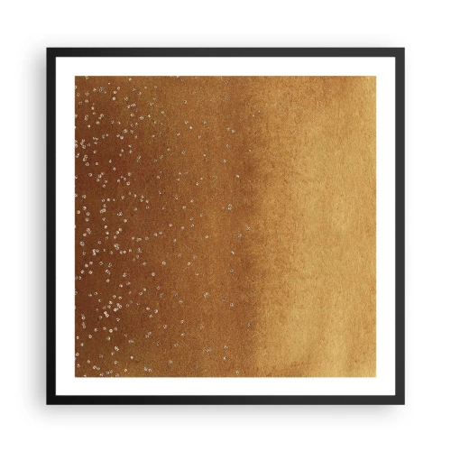 Poster in cornice nera - La nascita della luce - 60x60 cm
