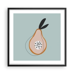 Poster in cornice nera - Penetrare la natura delle cose - 50x50 cm