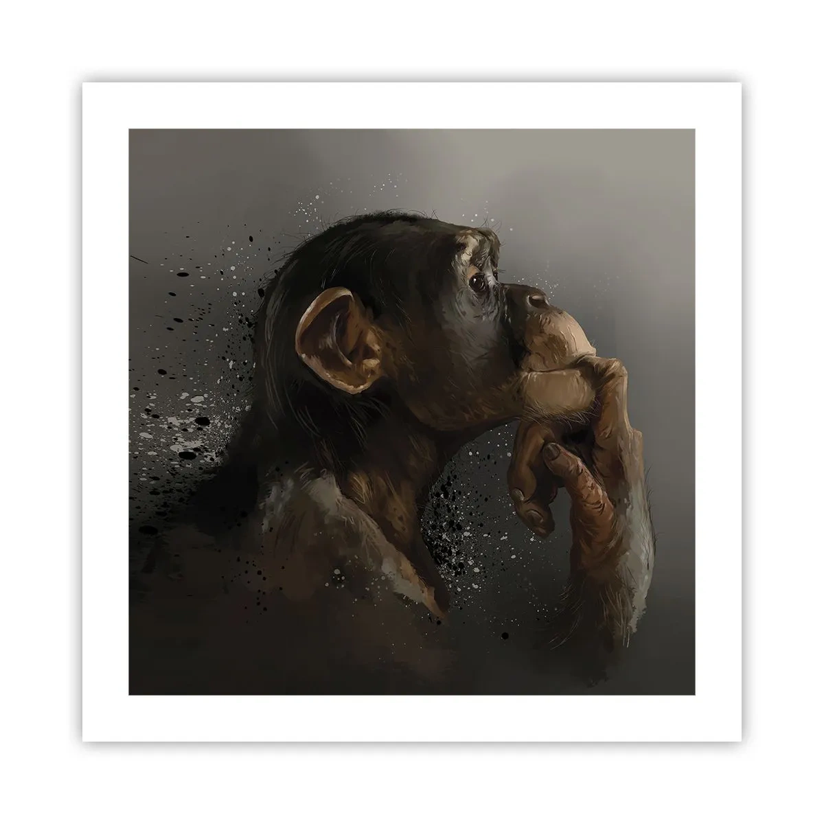 Poster - Sicuramente un pensatore - 50x50 cm