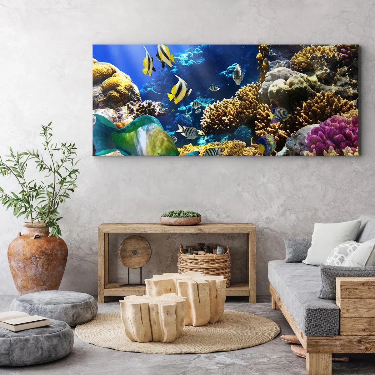 Quadro su tela - Stampe su Tela - Traffico intenso sulla via delle vacanze - 100x40 cm