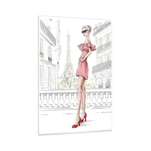 Quadro su vetro - L'arte della moda - 80x120 cm