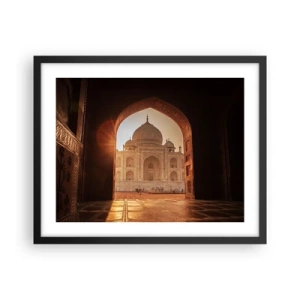 Poster in cornice nera - Monumento all'amore ultraterreno - 50x40 cm