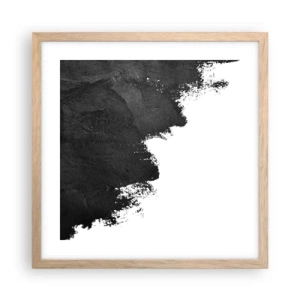 Poster in cornice rovere chiaro - Gli elementi: la terra - 40x40 cm