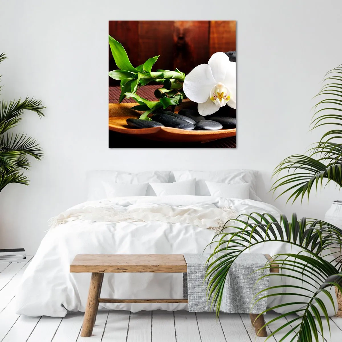 Quadro su tela - Stampe su Tela - Lasciati toccare dalla natura - 60x60 cm